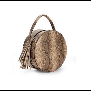 Snakeskin crossbody